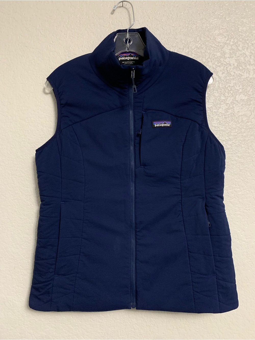 Patagonia Nano Air Vest Womens M Lightweight Insulated Outdoor Preppy Navy